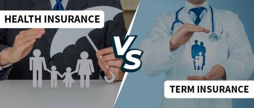 term insurance vs health insurance