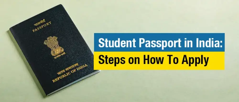 how to apply for student passport in india