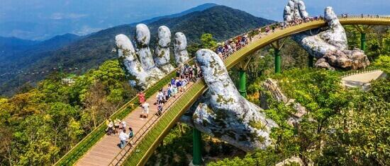 vietnam golden bridge