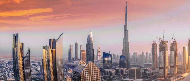 distant view burj khalifa